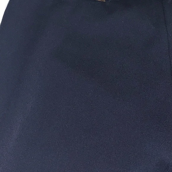 Vertigo Paris Navy Blue Dress Trousers with Silver Hardware Detailing (size 12P) - Picture 5 of 6